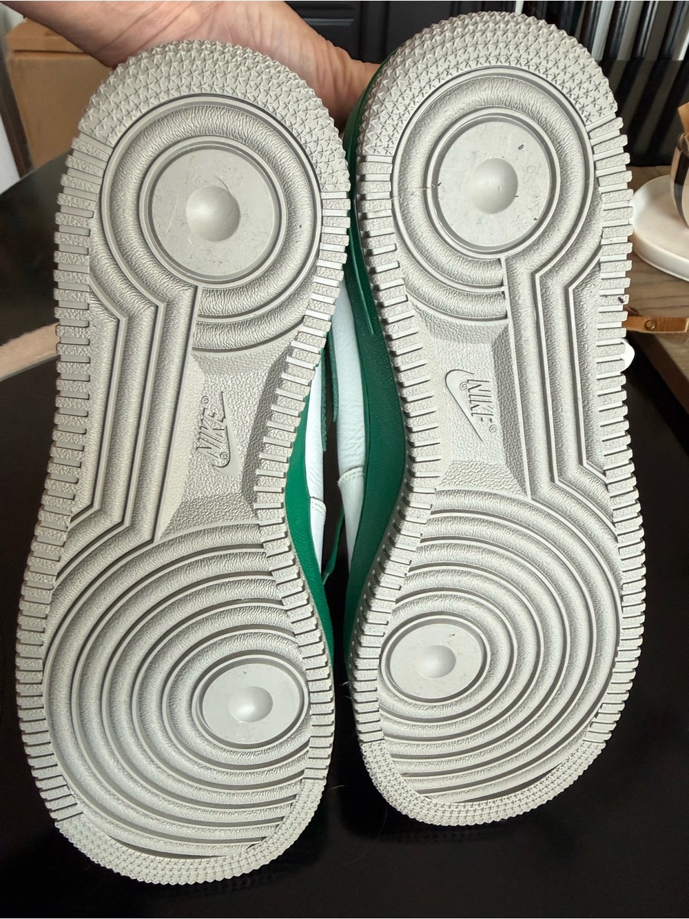 Nike White & Black Sneaker Interior Label Detail - Picture 5 of 7